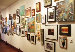 Nave Gallery December Salon 2009 Postcard Image by Tom Janovitz