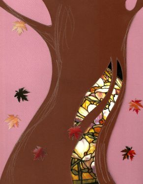 Jeweled Tree and Leaves by CStaples