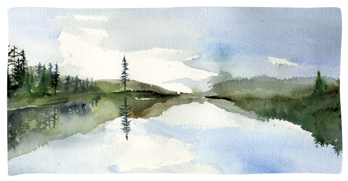 Tranquil Reflections by Rod MacIver