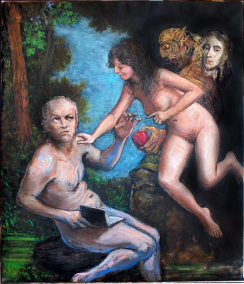 Mr. and Mrs. William Blake in their Garden Reading Paradise Lost by Donald Langosy