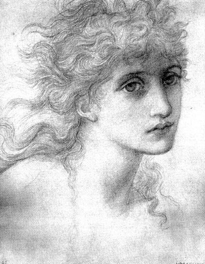 Study by Burne-Jones, c. 1870