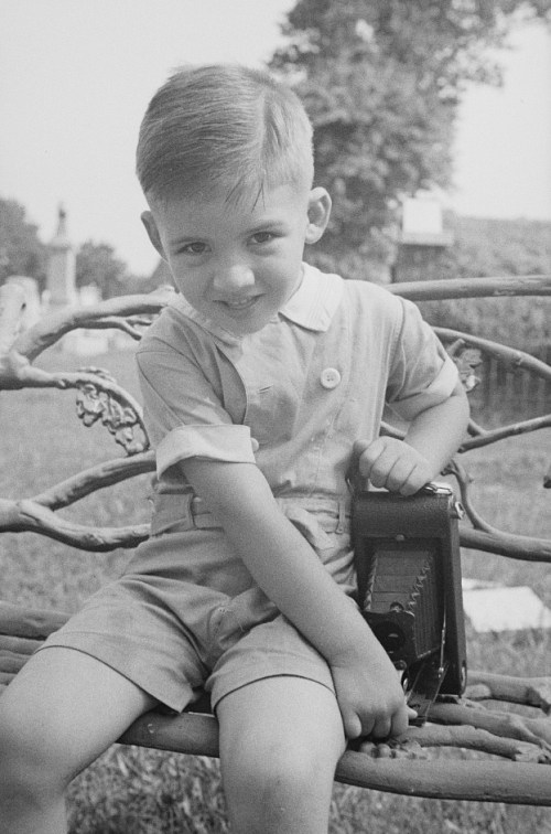 Joseph Jr. with Camera, photo by Joseph A. Horne.