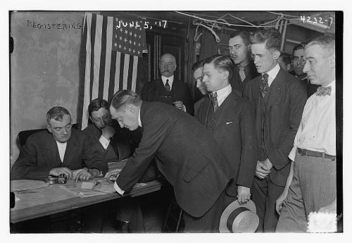 Registering 1917, Library of Congress