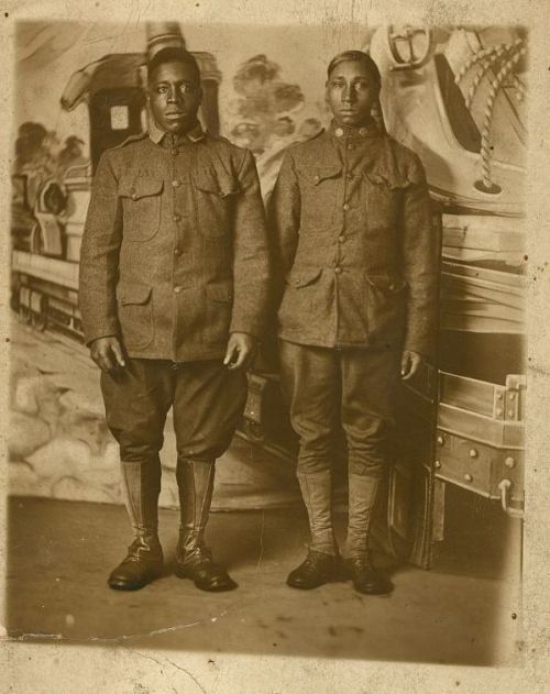 World War I Infantry Soldiers, photographed between 1914-1918, Library of Congress