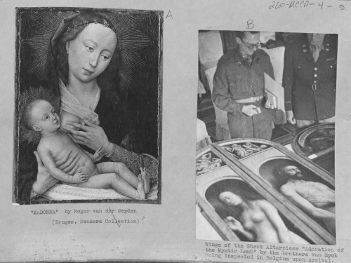 artwork collected at wiesbaden collection point