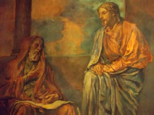 The Visit of Nicodemus to Christ, mural by John La Farge