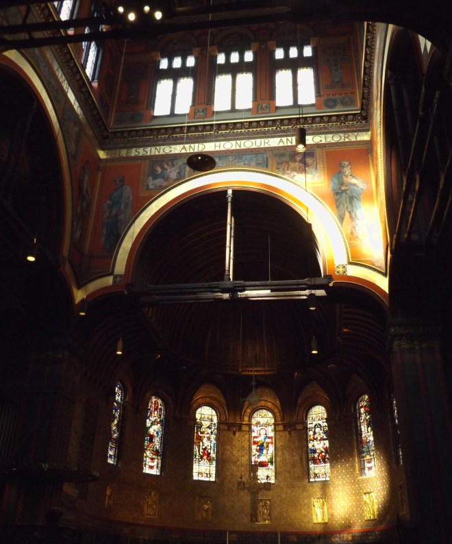 Interior of Trinity Church in the City of Boston, Copley Square