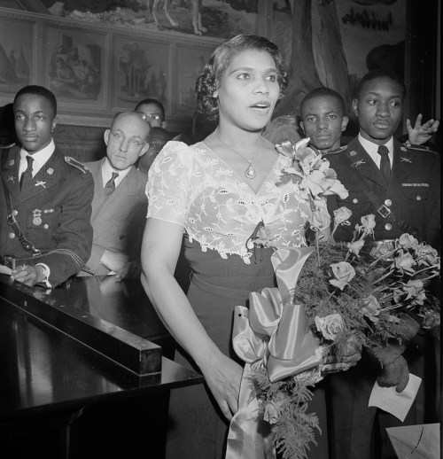 Marian Anderson, photo by Roger Smith, 1943