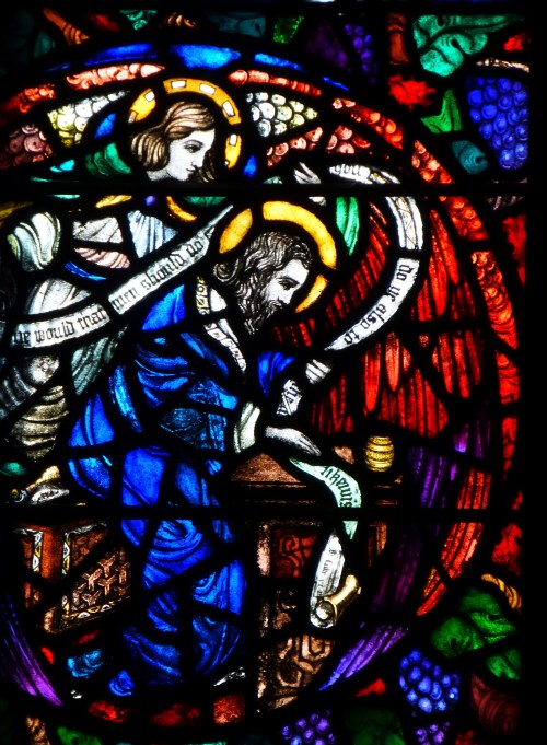 Detail from the Evangelists Window, Trinity Church, 1927