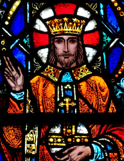 Detail from High Altar Window, by Connick Studios