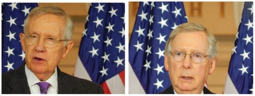 Harry Reid, Democratic Leader of the U.S. Senate and Mitch McConnell, Majority Leader of the U.S. Senate